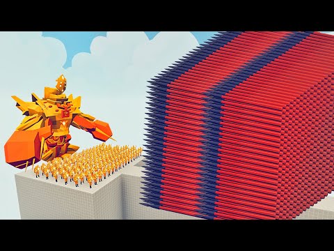 100x GOLDEN KNIGHTS + GOLD GOLEM vs EVERY GOD - Totally Accurate Battle Simulator TABS