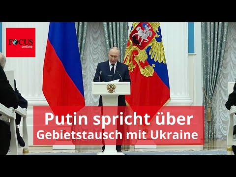 Putin discusses land swap with Ukraine at Kremlin meeting