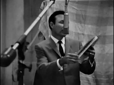 Jim Reeves Recording "Blue Canadian Rockies" in Studio Live in 1963