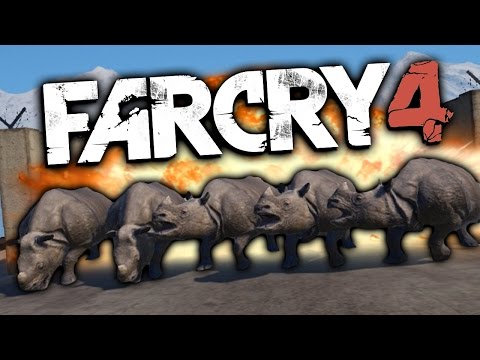 FAR CRY 4: COOP FUNNY MOMENTS | Rhino Smackdown (FC4 Gameplay Montage)