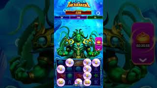 Can’t believe this just happened on “Power Of The Kraken”Slot ! #bigwin #yn777 #slots