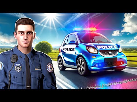 Police Chase in TINY POLICE CAR? - Police Simulator