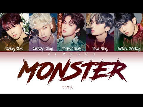D1VERSE  – ‘MONSTER ’ [Color Coded Lyrics Viet/Eng]