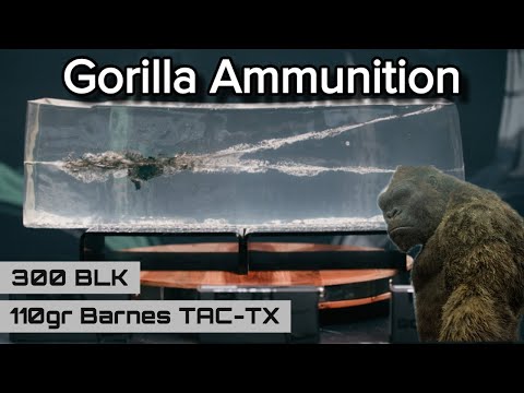 Gorilla Ammunition 300BLK 110gr Barnes TAC-TX