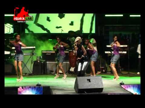 Wahu performing Liar at KENYA LIVE Machakos Concert