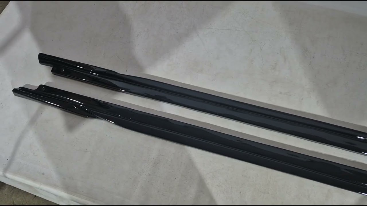 Боковые Пороги DPT V-3 (Черный Глянец) Video 1