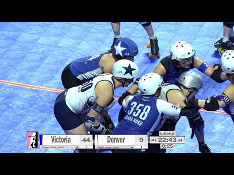 2017 International WFTDA Championships Game 11: Victorian Roller Derby League v Denver Roller Derby