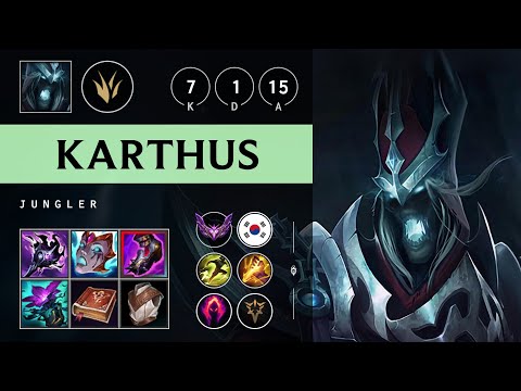 Karthus Jungle vs Sylas - KR Master Patch 25.18