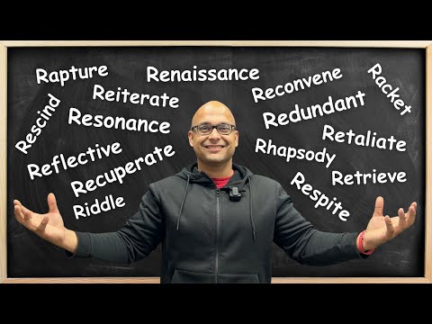 50 Words in 4 Minutes - 'R' Intermediate Vocabulary Booster by Anmol Sir | MAA TUTORIAL #vocabulary