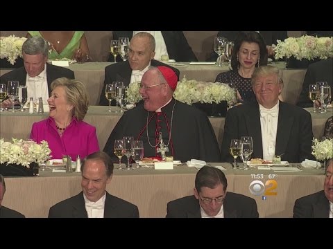 Clinton, Trump Star At Al Smith Dinner