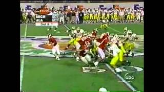 2000 Orange Bowl - #8 Michigan vs. #5 Alabama Highlights