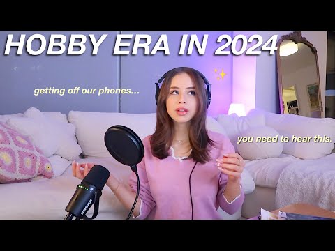 ENTERING OUR HOBBY GIRL ERA IN 2024 | getting off our phones + making time/space for new hobbies!