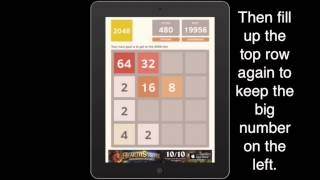 Learn how to win/beat 2048 in 2 minutes