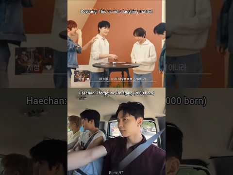 Don't joke about age when they are around 😂 #johnny #doyoung #nct