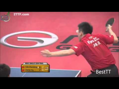 2014 Kuwait Open 1 2 FAN Zhendong vs ZHOU Yu