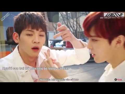 [ShinYoul][Vietsub] - U10TV ep.46 @ UP10TION (Các cảnh hậu trường quay MV 'Attention' phần 1)