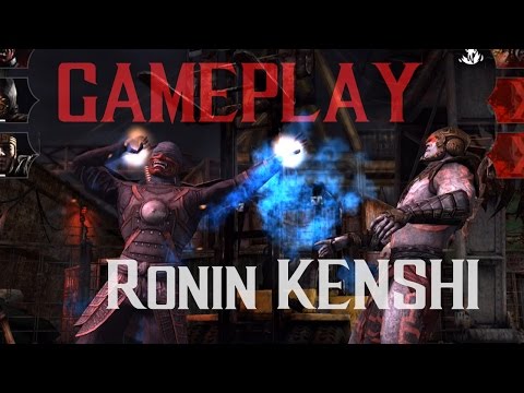 MKX Gameplay Ronin KENSHI (UNBLOCKABLE attacks) - Mortal Kombat X mobile iOS/Android