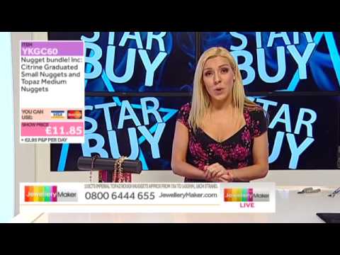 JewelleryMaker LIVE (MIMO) 12/02/14 - Red Garnet Beads