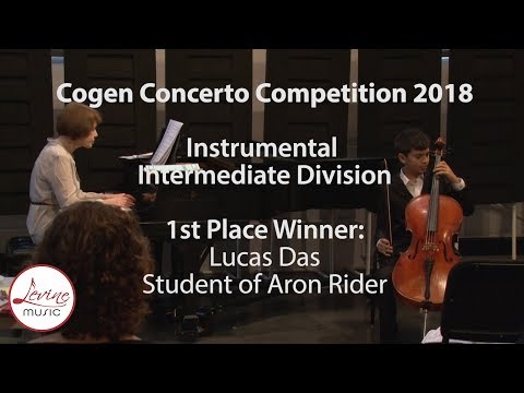 Cogen Concerto Competition Winner 2018 - Lucas Das