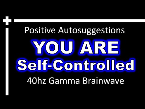 Gamma Brainwave Self-Control Affirmations: Cultivating Inner Discipline and Empowerment