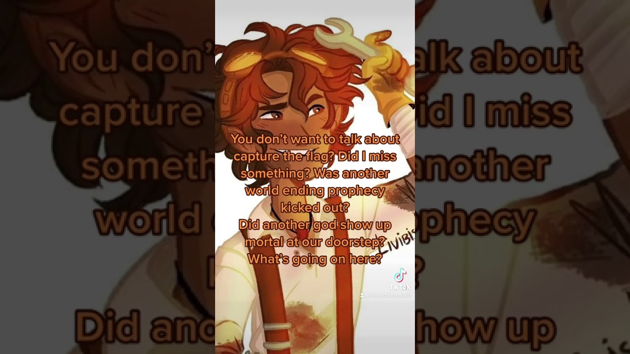 Annabeth go cuddle Percy before he hurts someone