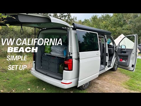 VW California Beach Campsite setup Guide