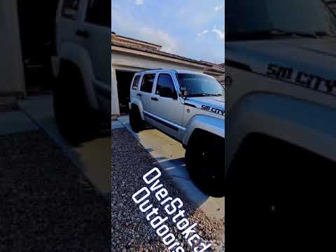 OverStoked Overlanding Rig, Jeep Liberty  gets Lift, Wheels, Tires - #short