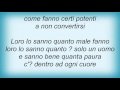 Luca Carboni - Alzando Gli Occhi Al Cielo Lyrics