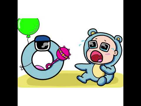 O!! ALPHABET LORE BABY in Human Form - Art Drawing (lowercase O) #shorts