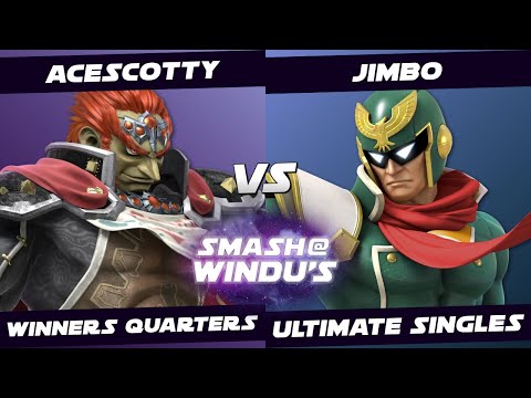 Smash @ Windu's 135 - Acescotty (Zelda, Ganondorf) vs Jimbo (Captain Falcon) - Winners Quarters SSBU