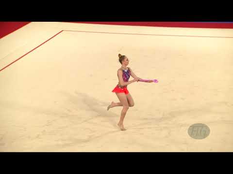 RONDI Kayla (RSA) - 2019 Rhythmic Junior Worlds, Moscow (RUS) - Qualifications Clubs