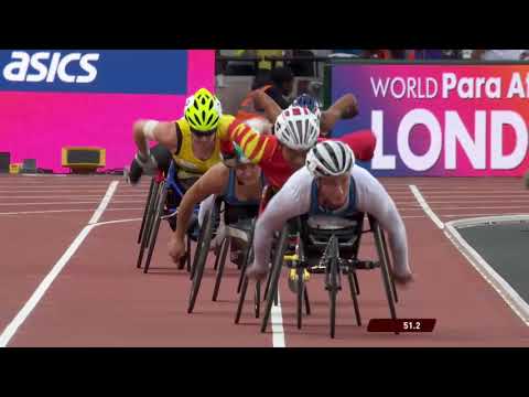 Women's 800m T54 | Round 1 Heat 2 | London 2017 World Para Athletics Championships