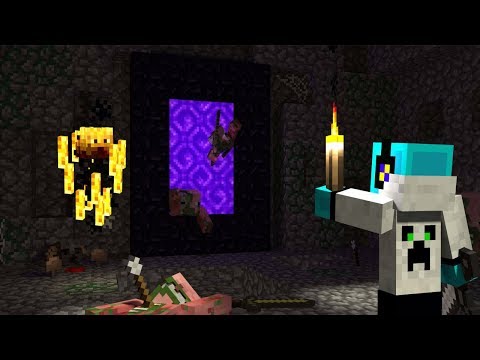 Sezon 7 Minecraft Modlu Survival Bölüm 4 - Nether Portal