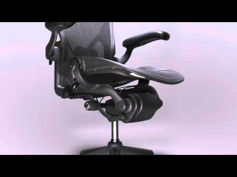 BrandmadeTV - How a Herman Miller Aeron Chair is made (40 seconds)