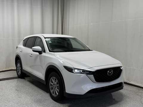 2025 Mazda CX-5 GS AWD in White for sale at Park Mazda in Sherwood Park, AB