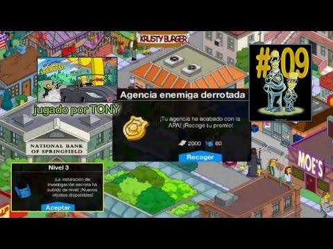 Los Simpson Springfield "Agentes Secretos, Cap. 9 - APA, Agencia enemiga derrotada" por Tony