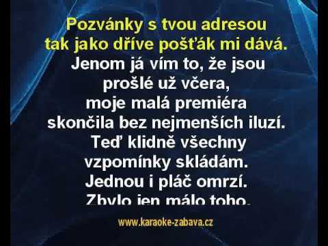 Moje malá premiéra - Petra Janů Karaoke tip