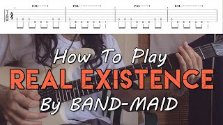 Download lagu How To Play 'REAL EXISTENCE' By BAND-MAID (Full Song Tutorial With TAB!) mp3