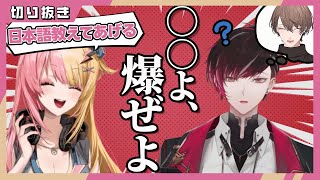 【日本語レッスン】ヴェールに新感覚の日本語を教える虎姫コトカ【NIJISANJI EN 切り抜き】
