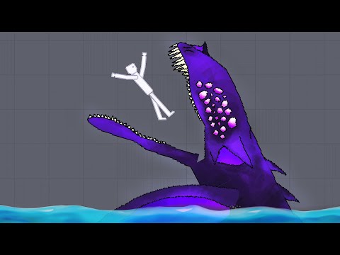 RAGDOLLS Get EATEN By AI MONSTERS! - People Playground Gameplay