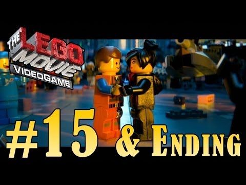 The LEGO Movie Videogame Walkthrough - Part 15 The Final Showdown (boss + Ending) HD
