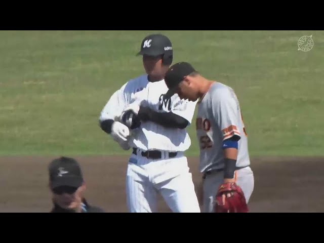 【ファーム】マリーンズ・吉田裕太が先制のタイムリーヒットを放つ!! 2022年5月10日  千葉ロッテマリーンズ 対 読売ジャイアンツ