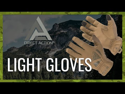 Перчатки Direct Action® Light Gloves® - Leather - Coyote Brown - фото 1 - id-p1876201814