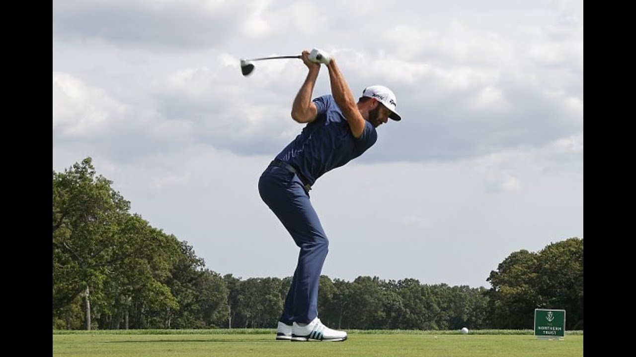 Dustin Johnson - Slow Motion Swing Analysis - YouTube