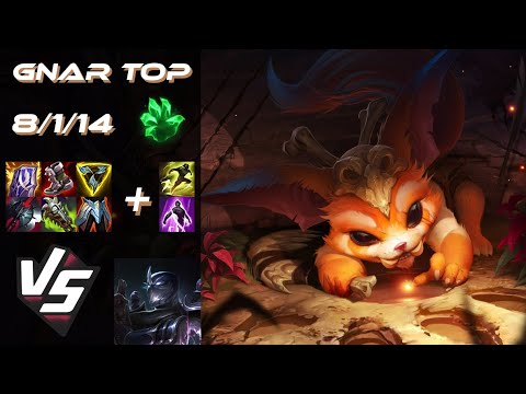 TOP Gnar vs Shen - NA Challenger Patch 25.S1.6