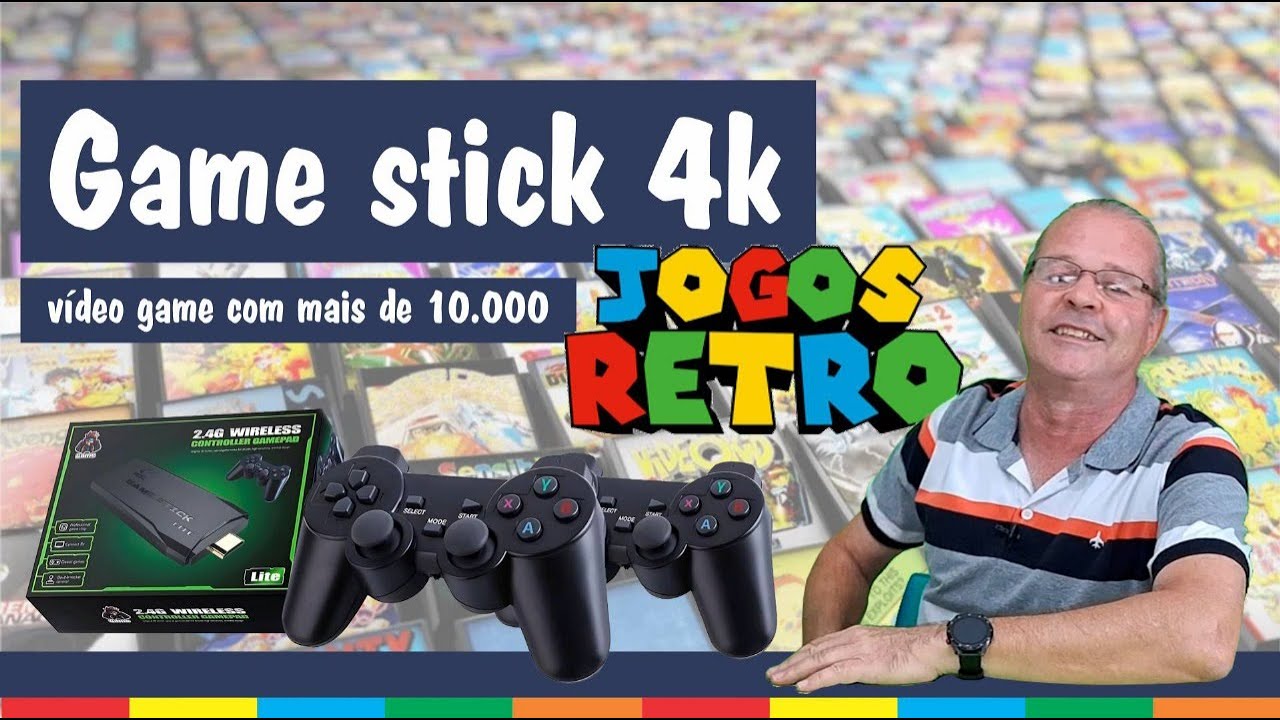 Game stick 4k, vídeo game retro, vale a pena?