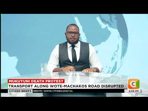 Protests disrupt transport on Wote–Machakos road