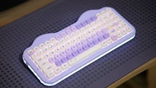 The Purple YUNZII C75 Cake Is Perfect for Cozy Desk Setups