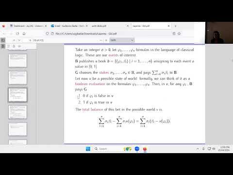 Serafina Lapenta - A logico-algebraic point of view on random variables