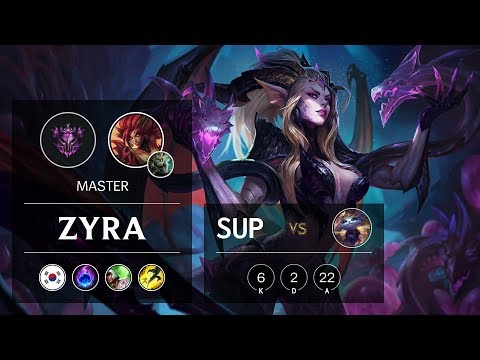 Zyra Support vs Yuumi - KR Master Patch 9.11